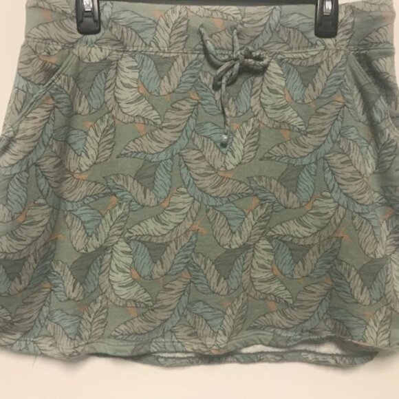 Nine West Skirt Women's Tropical Leaf Print 17" Skirt. Sz. L - Picture 1 of 3